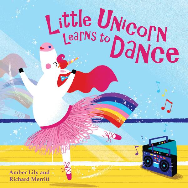 Little unicorn learns to dance