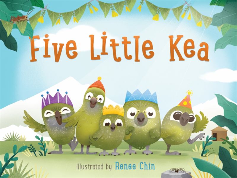 Five little Kea book