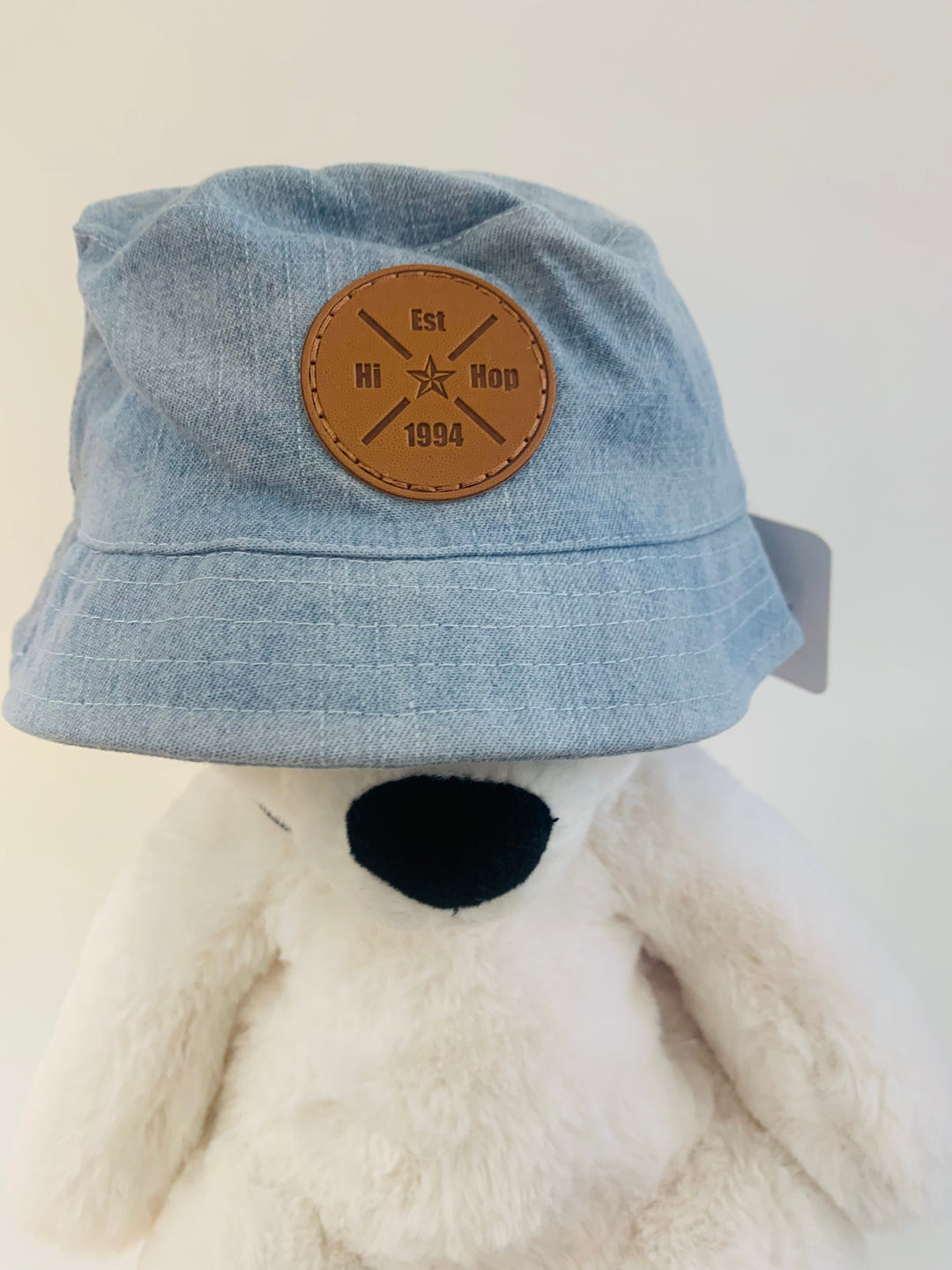 Hi Hop Denim Yellow/Navy Bucket Hat 3-4YR