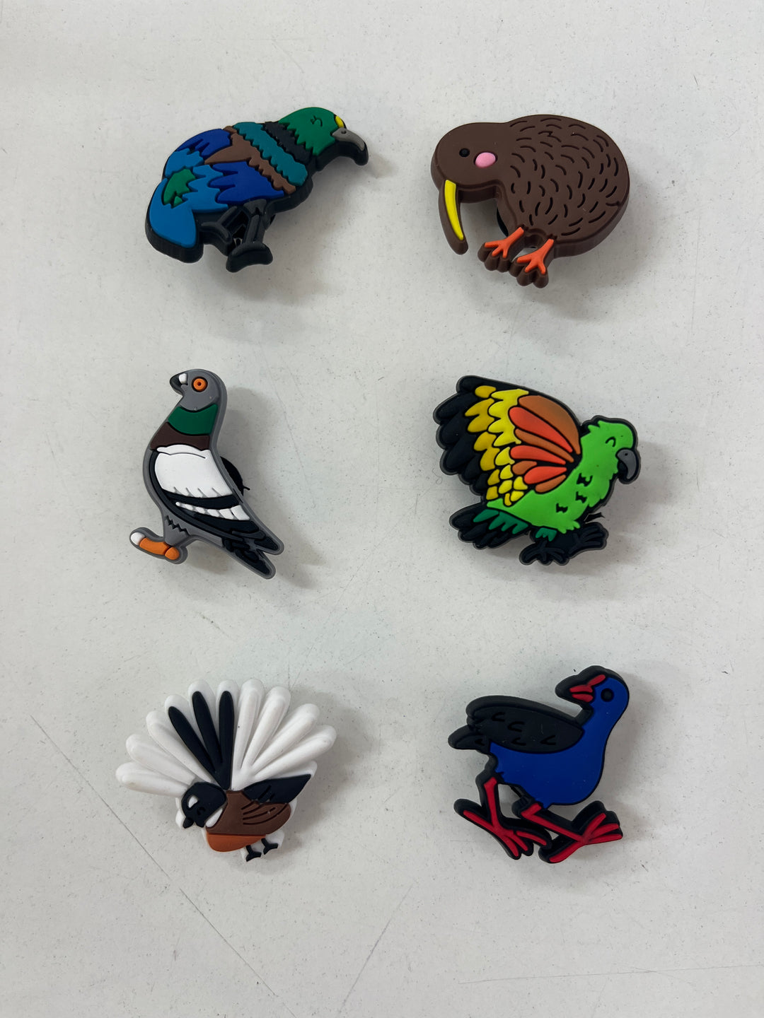 NZ Bird shoe Charms