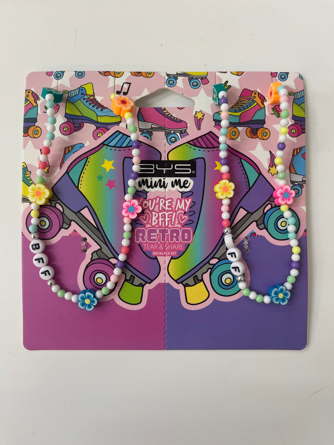 BYS Mini Me Retro Bff Necklace