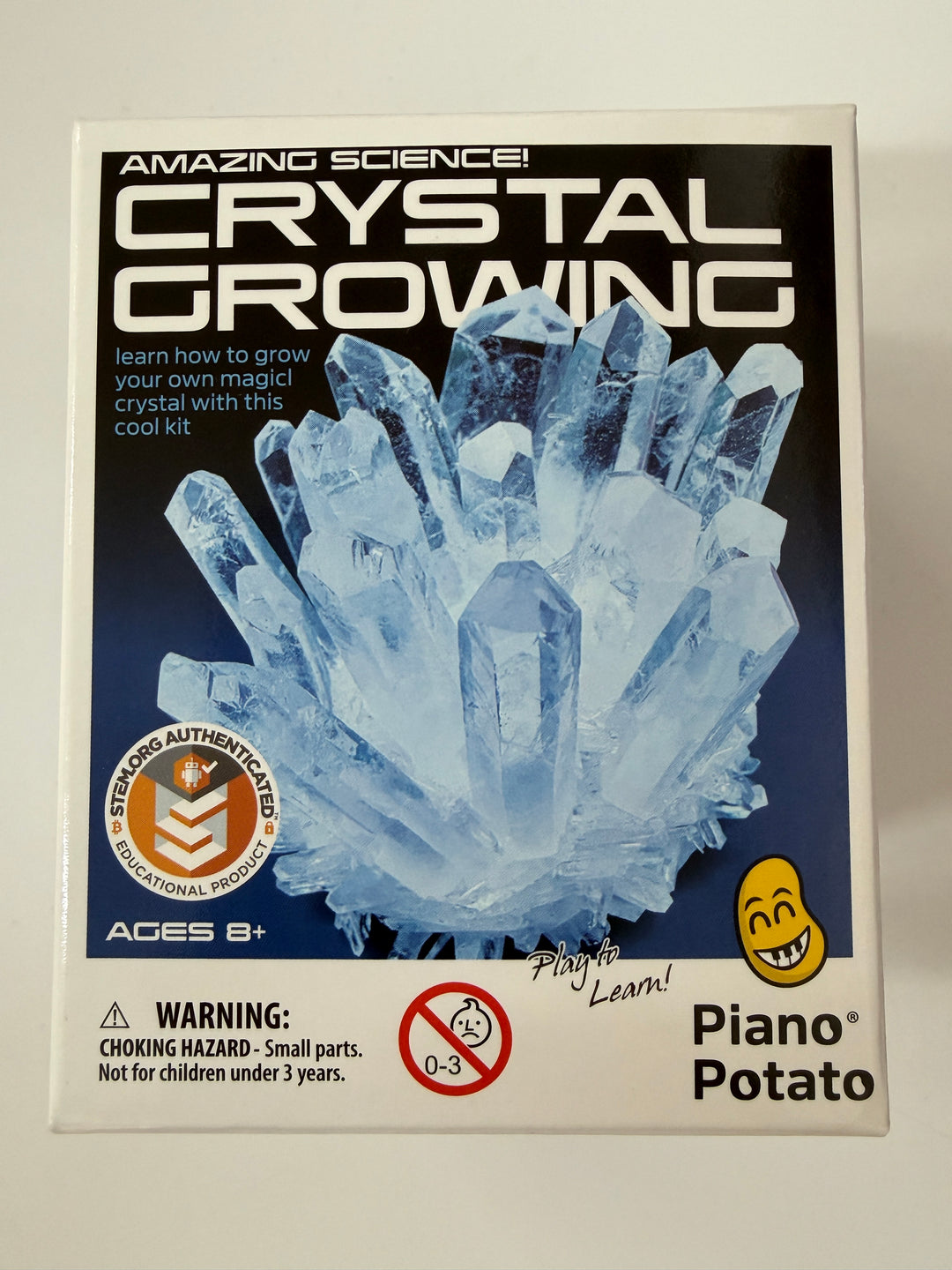Piano Potato Crystal Growing