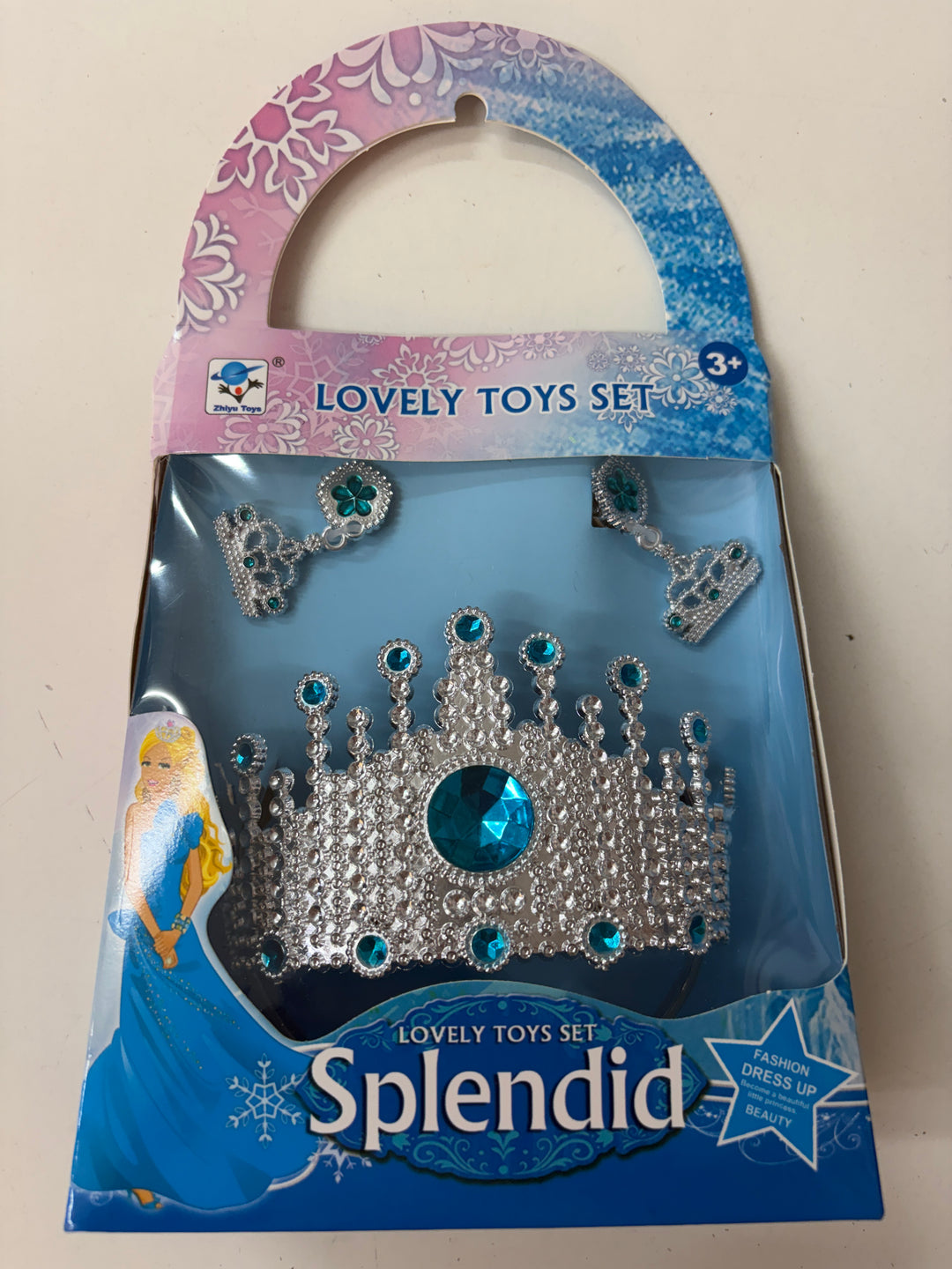 Frozen Crown and earring set