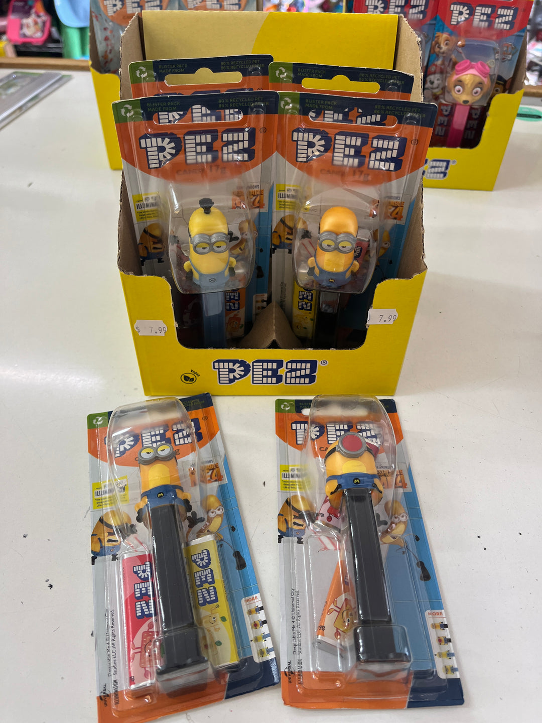 Minions Pez candy dispenser 