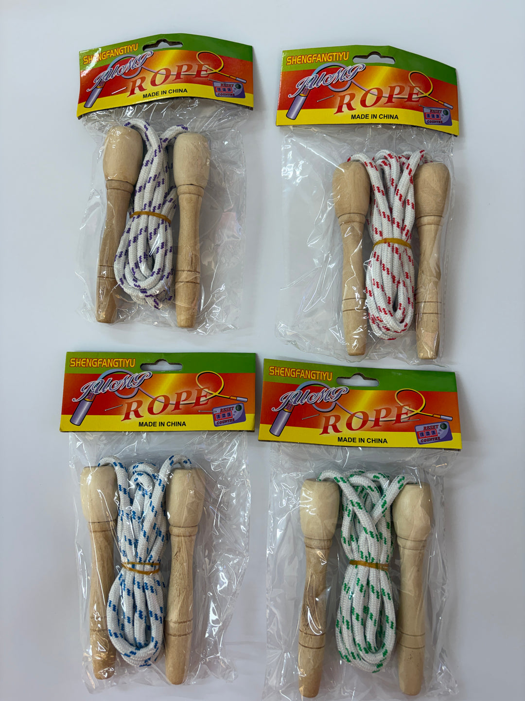 Wooden skipping rope
