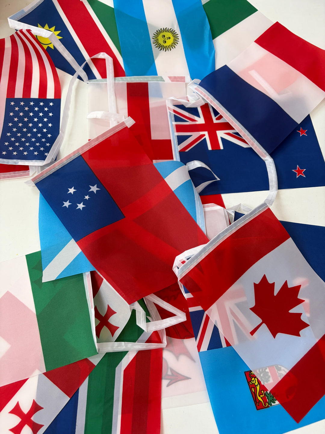 World Flag bunting 20 countries