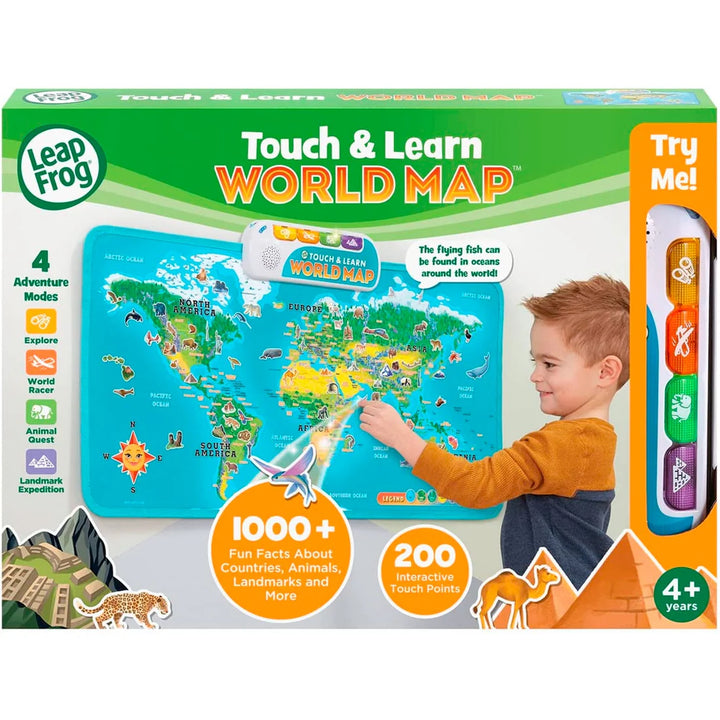 Leapfrog world map touch and learn