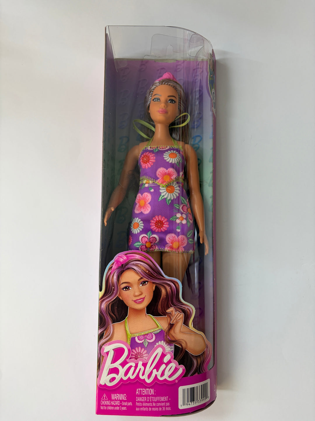 Barbie Doll Fashionista purple dress