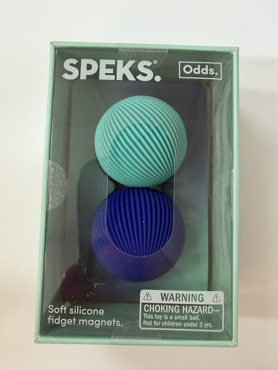Speks soft silicone fidget magnets 2 pack Lines