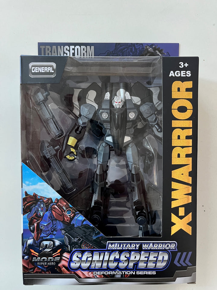 Transforming Robot Large Military Warrior Sonicspeed