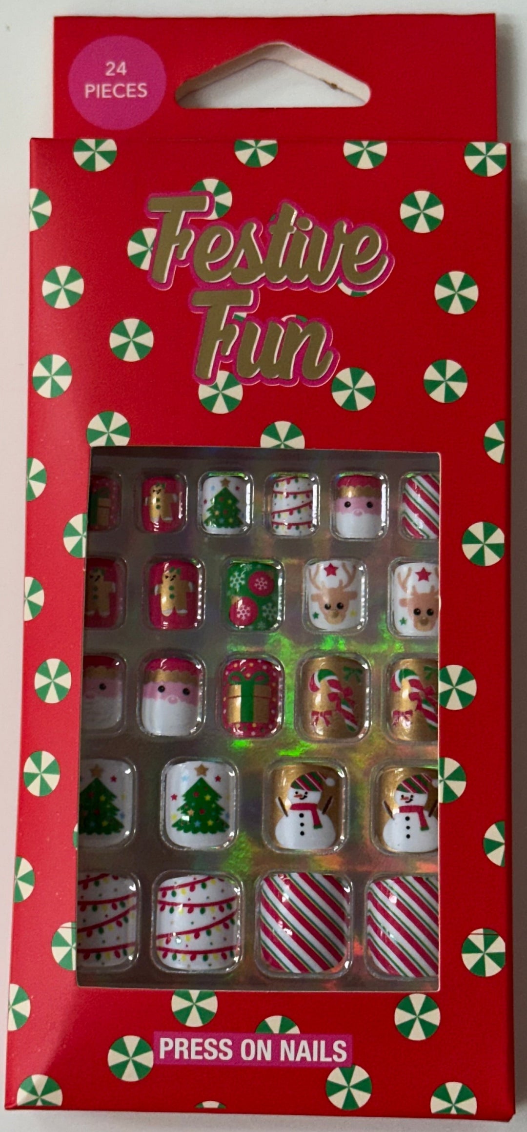 Sparkle All The Way - Christmas Press On Nails