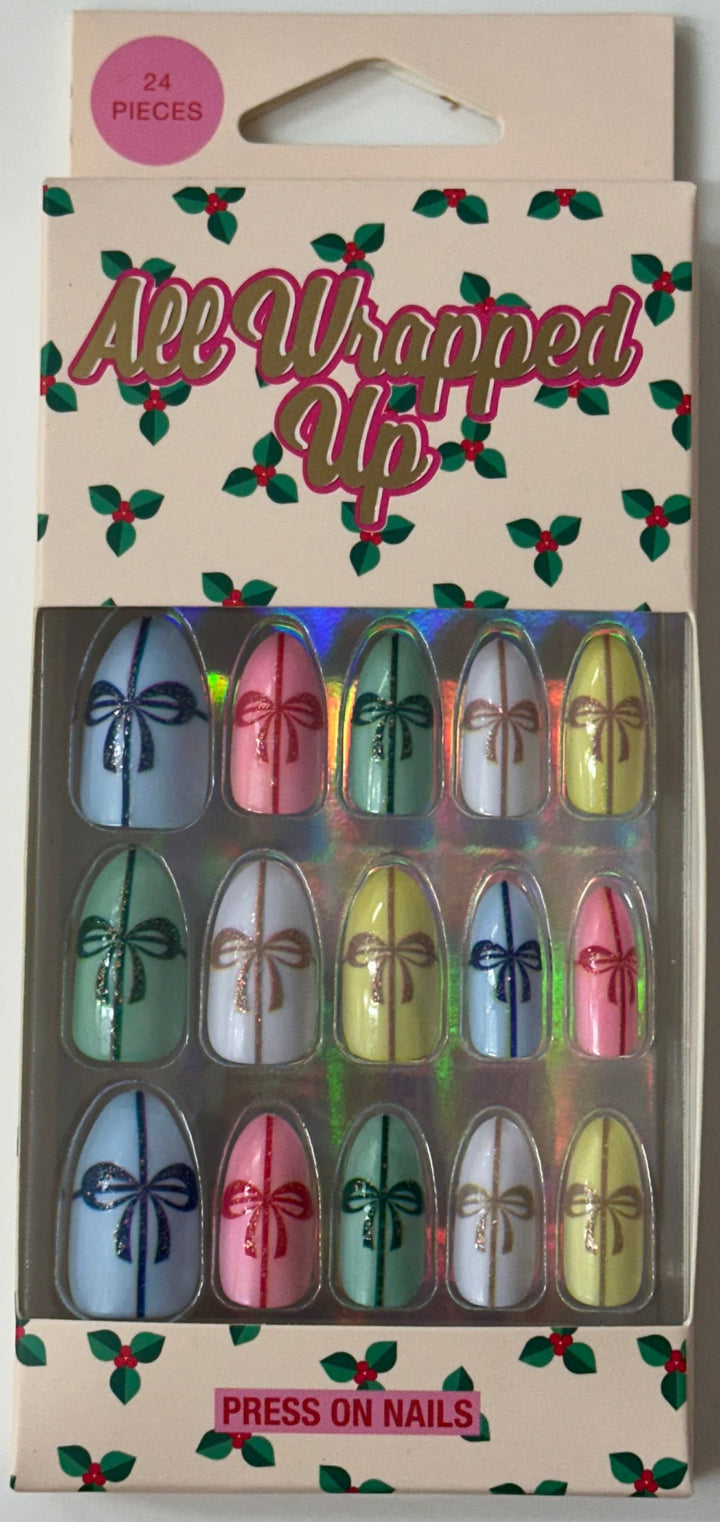 Sparkle All The Way - Christmas Press On Nails