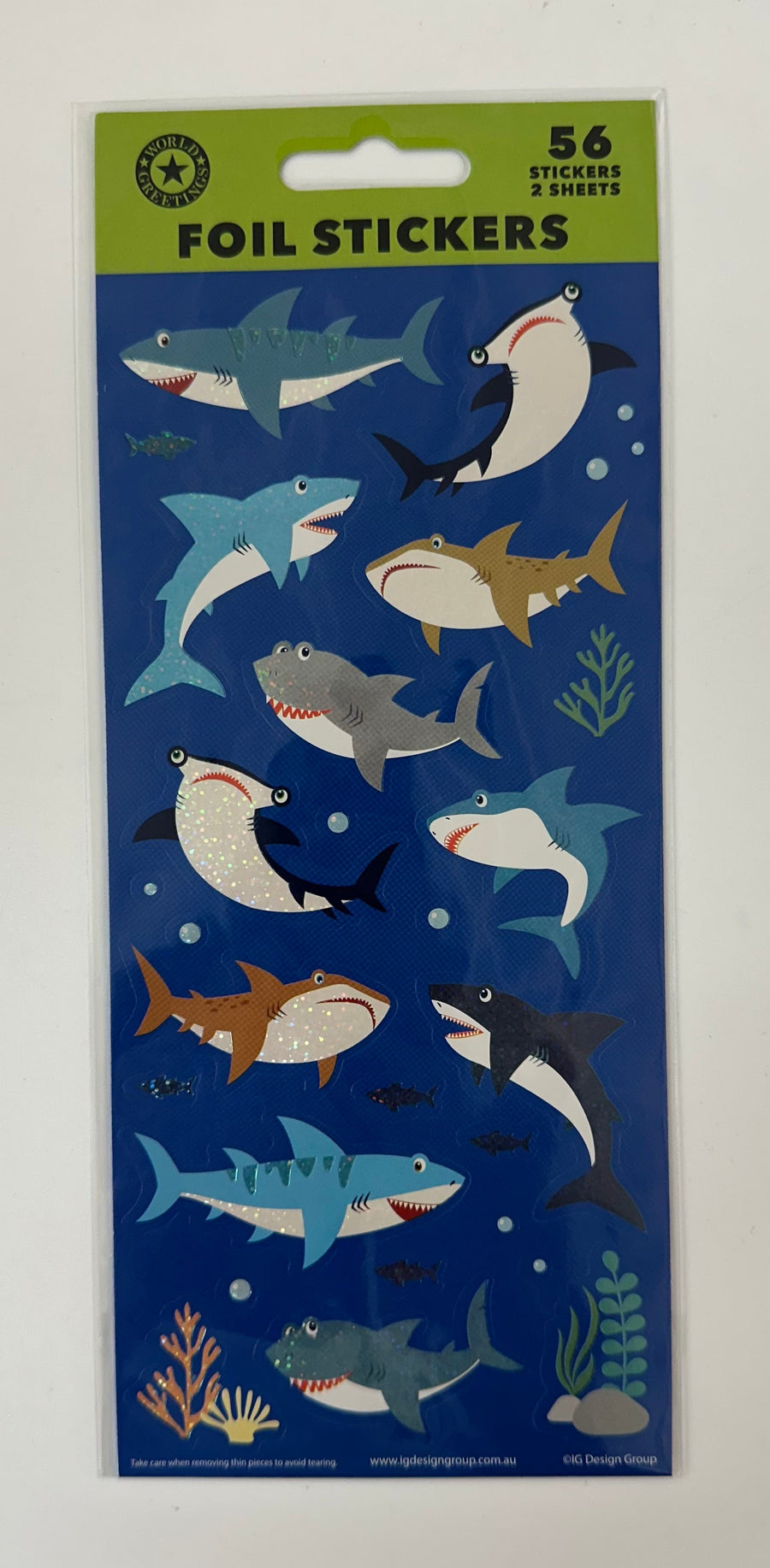 Shark Foil Stickers