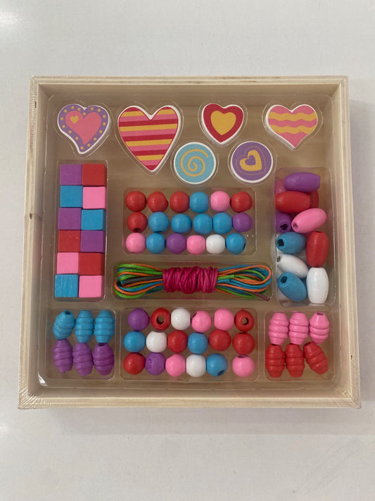 Wooden Bead Kit - Sweet Heart