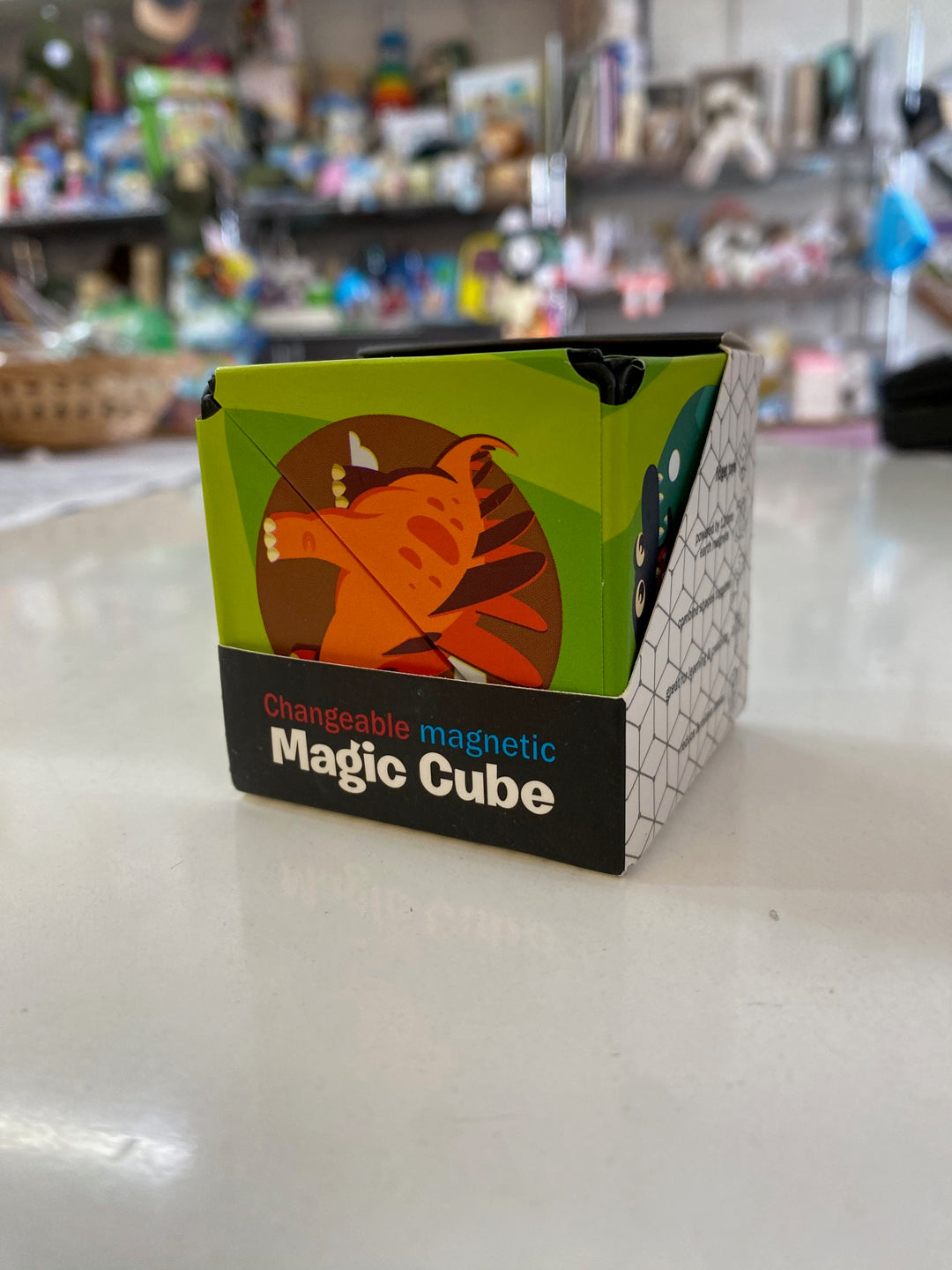 dino themed cube