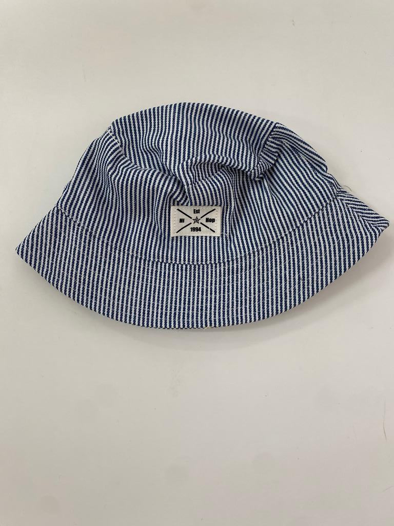 Hi Hop Nautical Stripe Bucket Hat blue/red