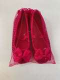 Sparkle Dress Up Shoes Hot Pink Small