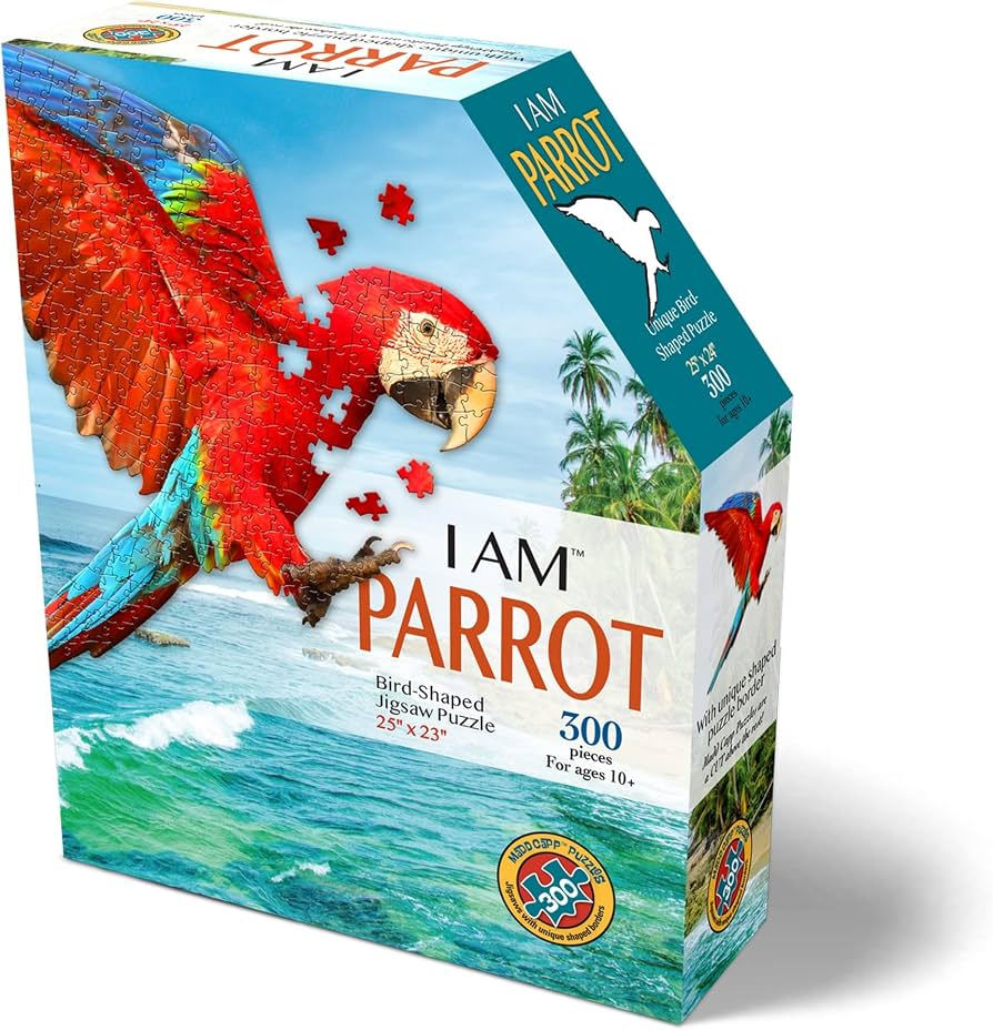 I am Parrot 300 piece puzzle - MaDD CaPP Puzzles