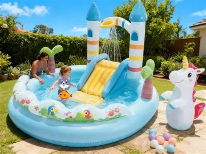 intex unicorn play paddling pool
