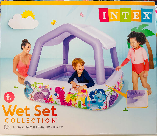 Intex Dinosaur paddling pool with Shade