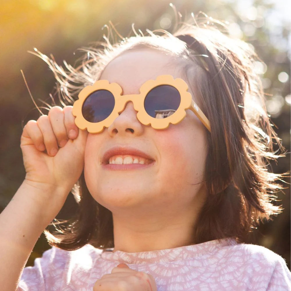 Moana rd Yellow Flower Power Sunglasses