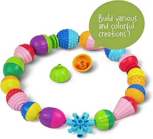 Lalaboom Educational Beads 5 in 1 Snap Beads