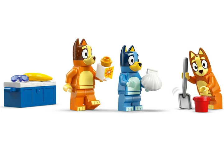LEGO Bluey beach and freinds minifigures