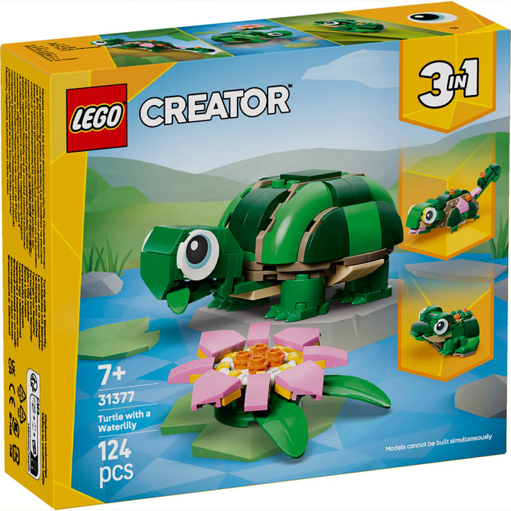 LEGO CREATOR Turtle With A Waterlily 31377