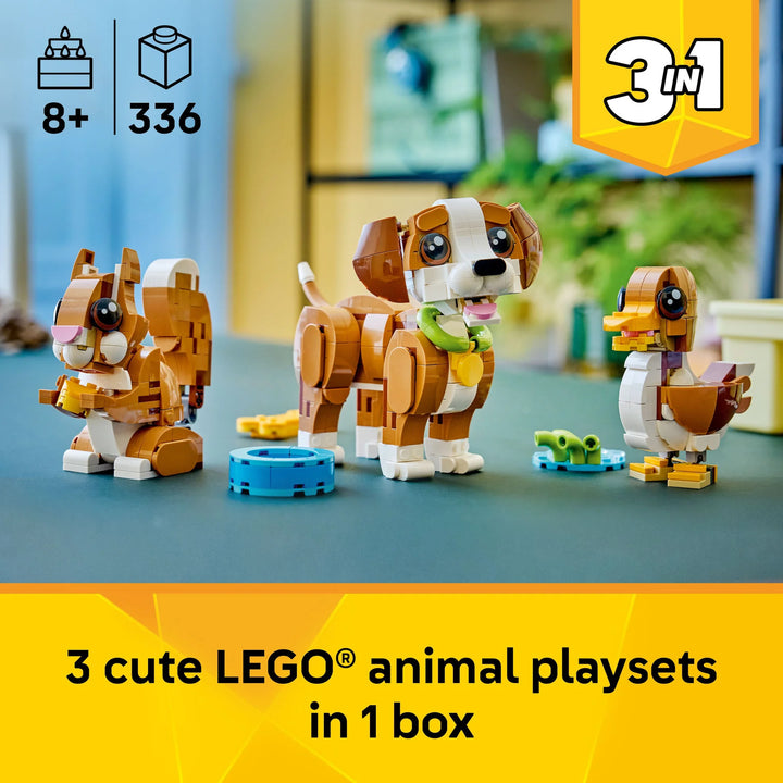 LEGO Cute Animals: Playful Puppy Dog 31382