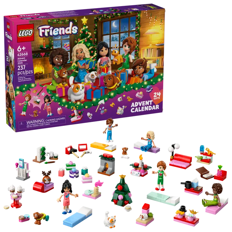LEGO Friends Advent Calendar 2025 Toy 42668 contents