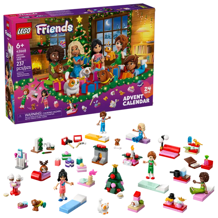 LEGO Friends Advent Calendar 2025 Toy 42668 contents
