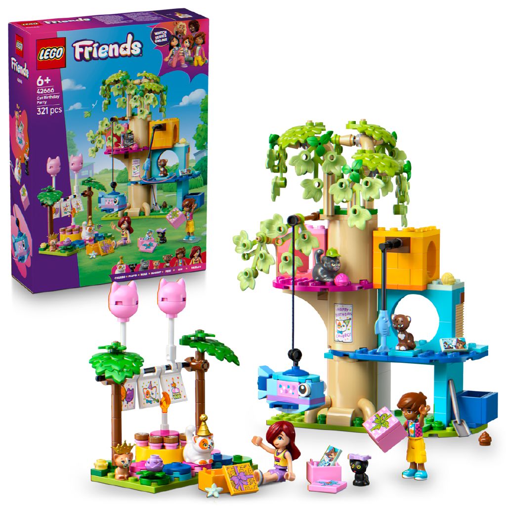 LEGO Friends Cat Birthday Party 42666