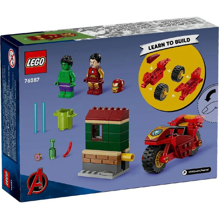 LEGO Iron Man with Bike and The Hulk 76287