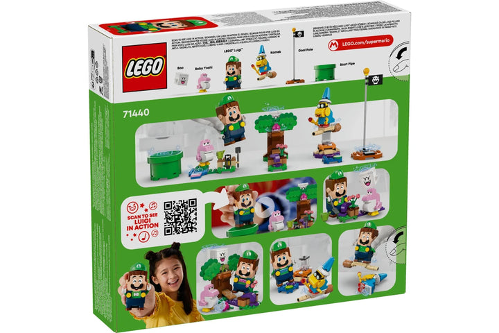 LEGO Super Mario Adventures with interactive LEGO Luigi 71440 back