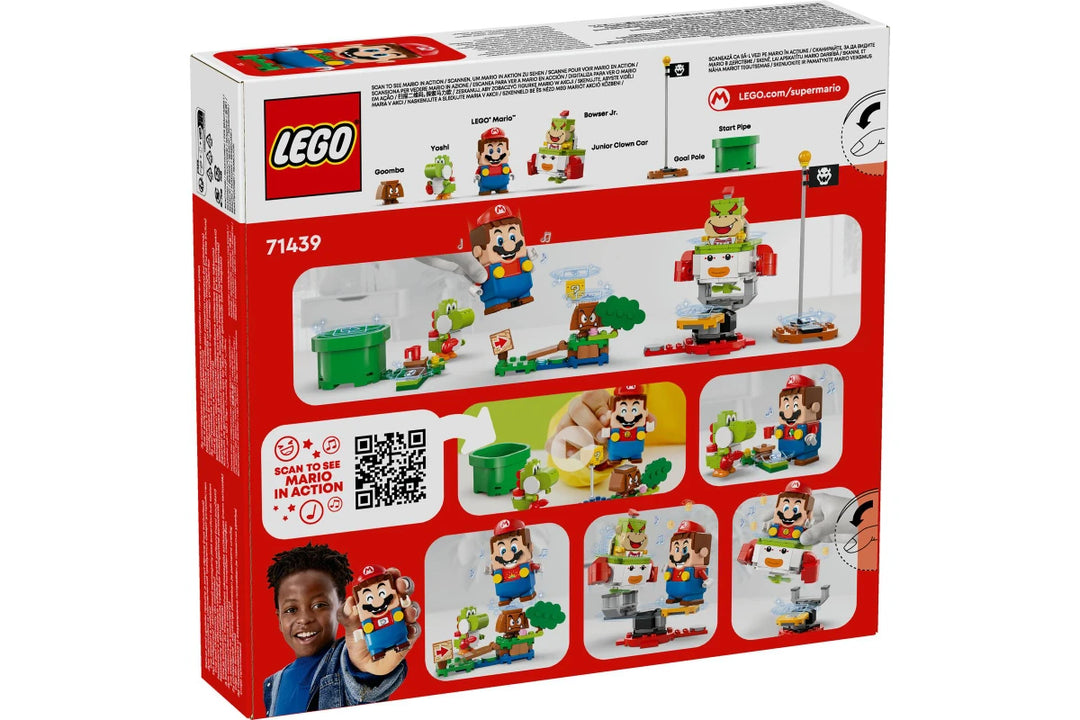 LEGO® Super Mario Adventures with interactive LEGO Mario 71439 back boc