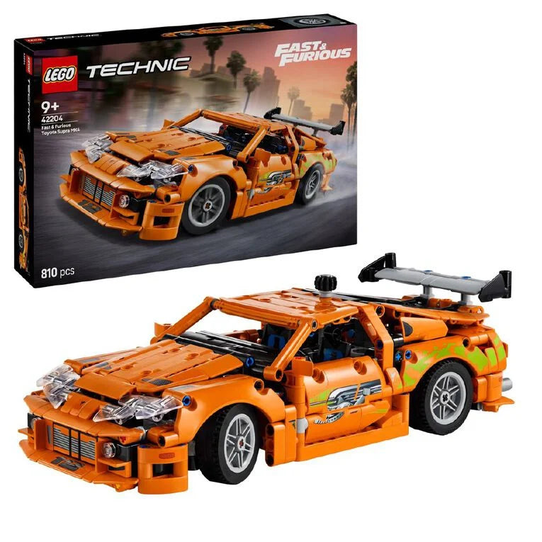 LEGO Technic Fast & Furious toy car set with packaging on a white background