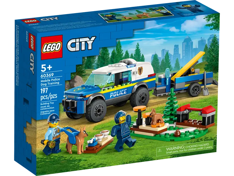 LEGO CITY Mobile Police Dog Training 60369