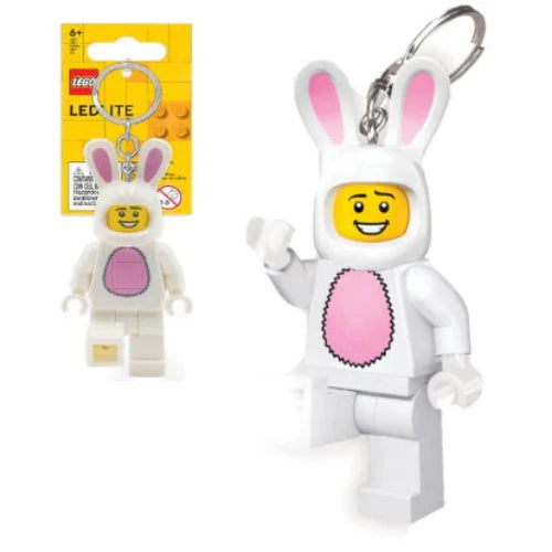 LEGO Easter bunny key light with packaging on a white background