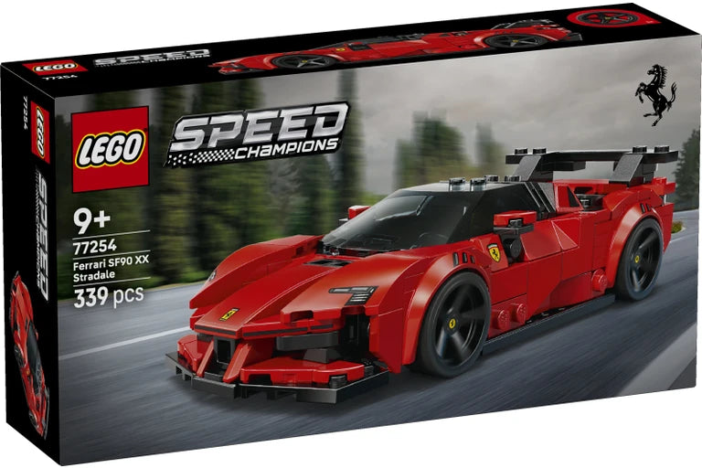 LEGO Speed Champions Ferrari SF90 XX Stradale toy set packaging