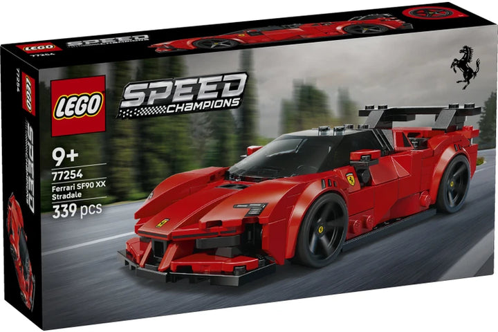 LEGO Speed Champions Ferrari SF90 XX Stradale toy set packaging