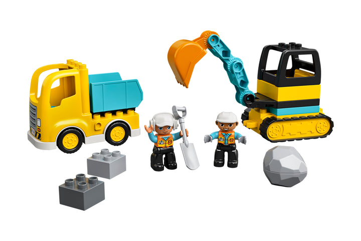 LEGO DUPLO Truck and Tracked Excavator 