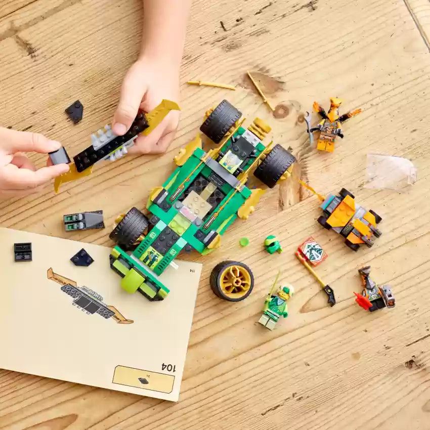 LEGO Ninjago Llyods pull back race car Dragons Rising 71828
