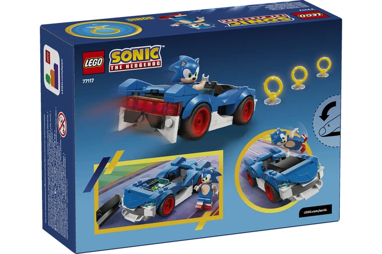 LEGO Sonic the Hedgehog toy set packaging on a white background