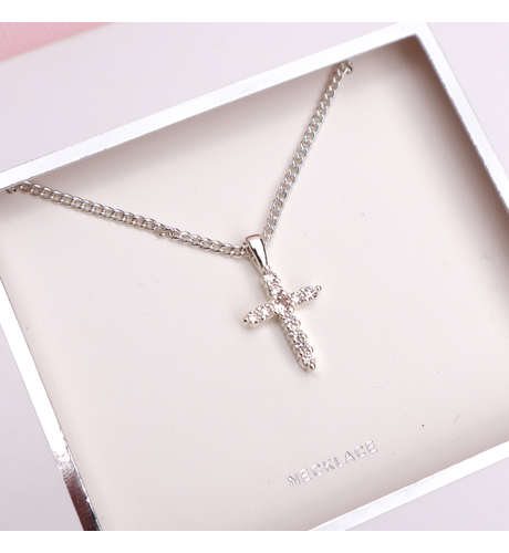 Lauren Hinkley silver Cross Necklace 