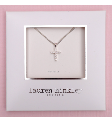 Lauren Hinkley silver Cross Necklace