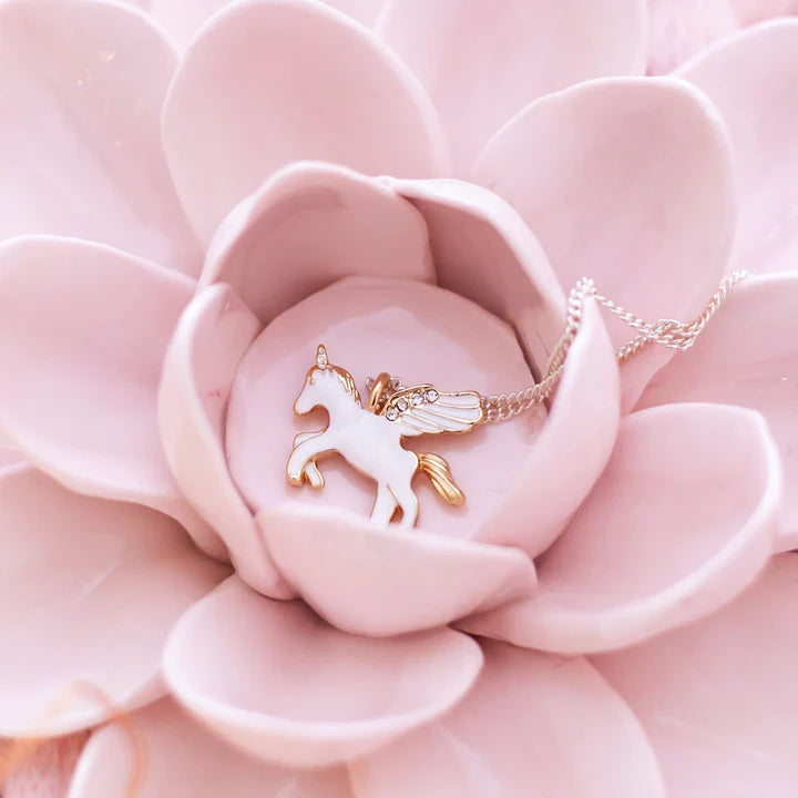 Lauren Hinkley Flying Unicorn Necklace