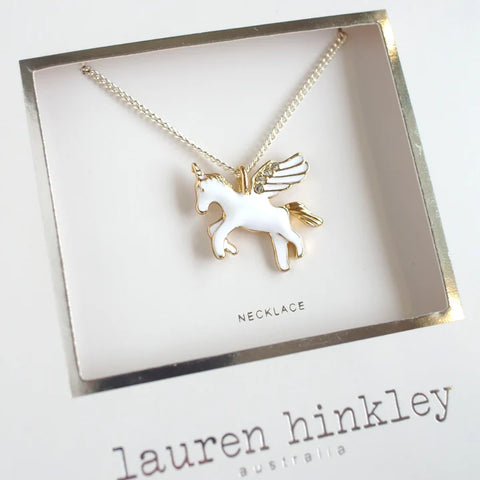 Lauren Hinkley Flying Unicorn Necklace