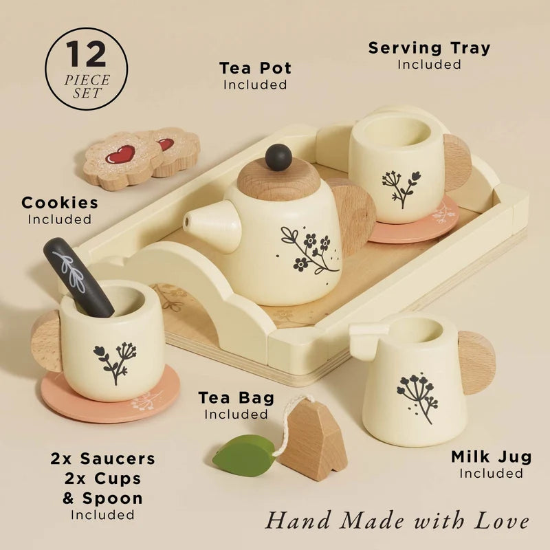Le Toy Van Wooden Tea Set & Tray