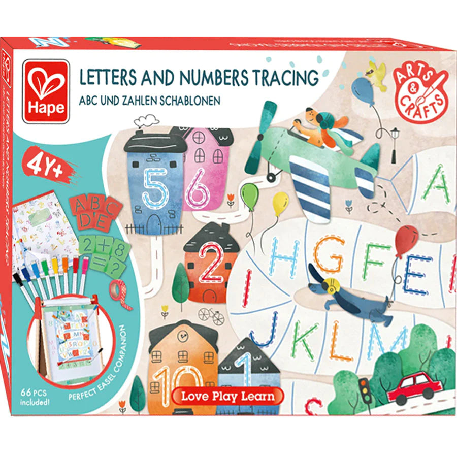 Letters And Numbers Tracing Hape