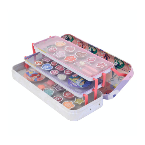 Lip Smacker Makeup Case Triple Layer Beauty Tin - Princess